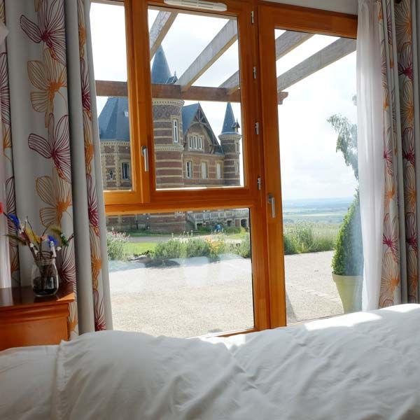 Chambre résident avec vue sur le château