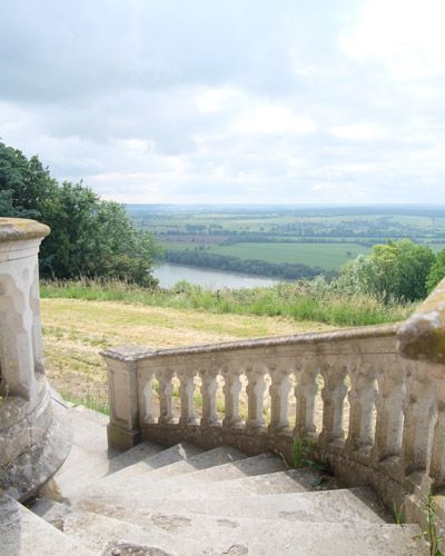 L'escalier du château de la guerche