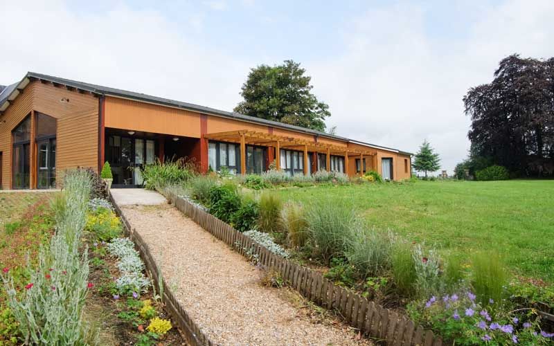 Résidence La Guerche vue sur le jardin